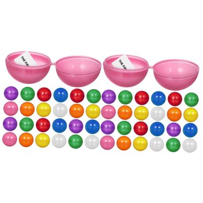 DECHOUS 75pcs Plastic Raffle Hollow Game Prop for Lottery Activities Party Game Accessories for Birthdays and Corporate Events