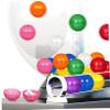 DECHOUS 75pcs Plastic Raffle Hollow Game Prop for Lottery Activities Party Game Accessories for Birthdays and Corporate Events view 4