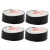 Mobestech 4pcs Sushi Decorations Lifelike Rice Molds Toy for Play Educational Fun view 1