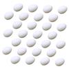 COLLBATH 28Pcs Realistic Fake Pigeon Eggs for Incubation High Imitation Plastic Eggs for Pigeon Breeding Reusable Environmental Friendly Decor Eggs for Projects and Crafts view 1