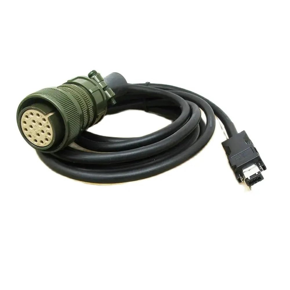 1Pcs JZSP-CMP01-05-E / -10-E 2M 3Meters 5Meters 8M 10M Length servo Encoder Cable Wire with 17 cores Connector(8m)