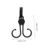 Alipis 5pcs Stroller Hooks Versatile Hooks for Diaper Bags Groceries Purses for Use Easy Installation and Lightweight Design view 2