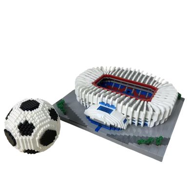alltogetho 4800+pcs Paris Soccer Stadium with Soccer Ball Micro Mini Building Blocks Toy Set Creating an Exclusive Football Field, Proud Exhibits and Gift for Adult Fans, Challenging Artistic Works