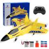 ANTSIR RC Plane F22 RC Airplane, 2. 4GHz Foam Remote Control Airplane with Gyro Stabilizer/LED Light/2 Rechargeable Batteries Easy to Fly RC Glider Jet Toy for Kids Boys Adults Beginners (Yellow) view 1