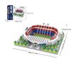 4200+pcs Barcelona Soccer Stadium with Soccer Ball Micro Mini Building Blocks Toy Set Creating an Exclusive Football Field, Proud Exhibits and Gift for Adult Fans, Challenging Artistic Works view 3