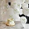 20 Pack Bow Cupcake Toppers Bowknot Green Mulitycolor Bow Cupcake Picks Bridal Baby Shower Cake Dessert Picks Decoration Baby Girl Birthday Wedding Party Supplies view 4