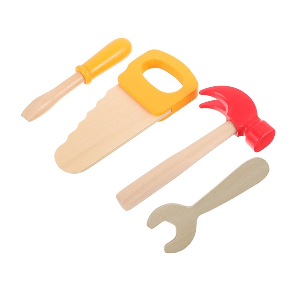 Toddmomy 4pcs Educational Mechanic Toy Tool with Hammers Screwdriver and Saw for School Projects and Birthday Parties