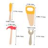 Toddmomy 4pcs Educational Mechanic Toy Tool with Hammers Screwdriver and Saw for School Projects and Birthday Parties view 2
