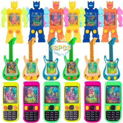 36Pcs Handheld Water Game Mixed Design,Colorful Water Ring Toss Handheld Toys,Party Favors,Pocket Games for Kids,Goodie Bags Stuffers, School Classroom RewardsBirthday Return Gifts,Bulk Toys Prizes