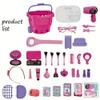 36 Luxury Fashion Makeup and Styling Sets for Kids, Including Makeup and Hair Sets with Luggage, hairdryer, Brushes, Lipstick, Mirror and Bobby pins - Educational Toys for Girls Over 3 Years Old. view 3