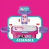 36 Luxury Fashion Makeup and Styling Sets for Kids, Including Makeup and Hair Sets with Luggage, hairdryer, Brushes, Lipstick, Mirror and Bobby pins - Educational Toys for Girls Over 3 Years Old. view 4