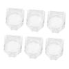 OUNONA 6pcs Emergency Stop Switch Push Creative Button Covers Corrosion Resistant Protective Covers view 1