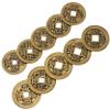10Pcs Chinese Coin, Ancient Style Copper Feng Shui Chinese Lucky Coin for Prosperity Protection Good Fortune Wealth and Successes, Feng Shui view 1