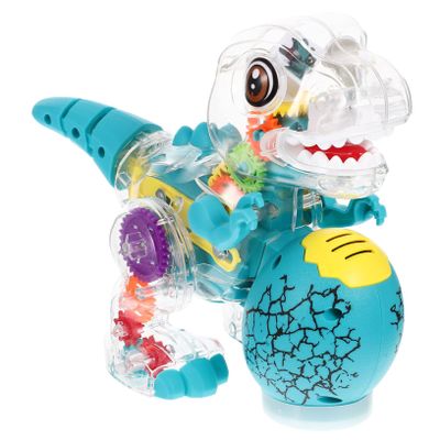 BESTonZON 1pc Electric Gear Dinosaur Toy Music and Light Realistic Walking Tyrannosaurus Model for Boys and Girls Interactive Dinosaur Plaything Flashing Colors and Sound Effects for