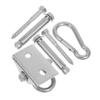 Alipis Swing Hangers Heavy Duty Hooks for Stainless Steel Swing Hanging Hardware for Hammocks and Playground Use Versatile view 1