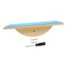 Abaodam Boy Girl's Balance Board Toy Wooden Seesaw Plate for Boy Girl Yoga Training Sturdy Sensory Equipment for Physical Balance Development Safe for Toddlers Blue view 1