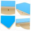 Abaodam Boy Girl's Balance Board Toy Wooden Seesaw Plate for Boy Girl Yoga Training Sturdy Sensory Equipment for Physical Balance Development Safe for Toddlers Blue view 4