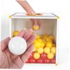 ERINGOGO Fillable Bingo Balls 30pcs Round Balls White for Party Game Raffle Drawing Openable Design Bright Colors Reusable view 4