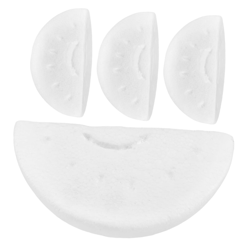 JECOMPRIS DIY Art Surface Foam Watermelon Slice Blank Foam Spheres Simulated Fruit for Preschool Crafts