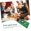 Cabilock Poker Wheel Game Fun Home Poker Rotating Wheel for Parties Roulette Game with Chips Beads Gatherings and Events view 3