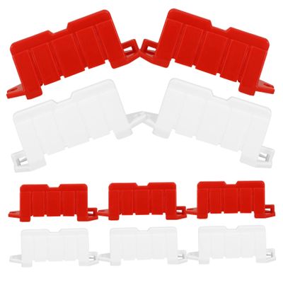 DECHOUS 20pcs Miniature Traffic Signs Road Traffic Barricades for Rc Construction Theme Scene Decoration for Critical Thinking and Classroom Activities