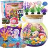 Mermaid Terrarium Kit for Kids - Toys Crafts for Girls Ages 5 6 7 8-12 Year Old Birthday (Batteries Not Included) view 1