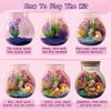 Mermaid Terrarium Kit for Kids - Toys Crafts for Girls Ages 5 6 7 8-12 Year Old Birthday (Batteries Not Included) view 3
