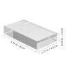 Cabilock Glass Rectangular Light Prism for Physics Photography Prism Optimal for Optical Experiments for Kaleidoscopes Physics Toys view 2