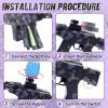 Electric Gel Ball Blaster 160+ FPS High Speed with Goggles, Rechargeable Gel Ball Splatter Toy - Shooting Team Game Outdoor Activities Party Gift for 14 Age Up (Black) view 2
