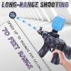 Electric Gel Ball Blaster 160+ FPS High Speed with Goggles, Rechargeable Gel Ball Splatter Toy - Shooting Team Game Outdoor Activities Party Gift for 14 Age Up (Black) view 3