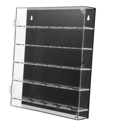 HOMSFOU Challenge Coin Holder Display Wall Mounted Medal Case Acrylic Coin Organizer