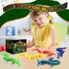 5PCS 12" 3D Printed Dragon Set Articulated Crystal Dragons Dragon Desk Toys, 3D Printed Animals Cool Unique Birthday Gifts for Teen Adult Novelty Christmas Stocking Stuffers Gadget for Men Boy view 3
