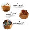 ABOOFAN 1pc Portable Wood Chip Fruit Basket Small Woven Home Storage Basket for Vegetables Stylish Organizer Handle for Easy Carrying Elegant Design view 4
