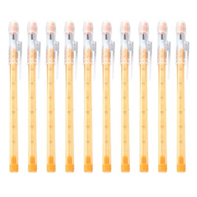 10Pcs Stackable Push Fun Pencils with Eraser Stacking Point Leads Pencils Translucent Multiple Point Stackable Pencil