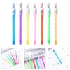 10Pcs Stackable Push Fun Pencils with Eraser Stacking Point Leads Pencils Translucent Multiple Point Stackable Pencil view 2