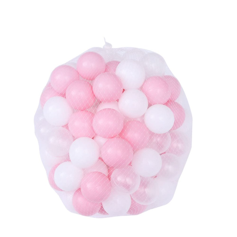 Garneck 100pcs Crush Plastic Ocean and White for Boy Girl Play for Pits Playhouses and Pools Safe Pe Material for Toddlers