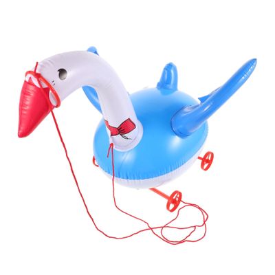 Kisangel Frog Pull String Toy for Toddlers Fun Walking Frog Inflatable Pull-Along Toy for Birthday Party Favors and Decorations Motor Skills and Coordination