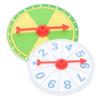 Alipis 10pcs Prize Wheel Game Turntable for Parties Classrooms and Events and Smooth-running Pointer for Fun and Surprises view 2