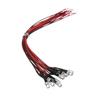 BUGUUYO 50pcs Pre-wired Led Light Bulbs for Rc Toys Red Led Outdoor Beads Low Power Consumption Easy to Connect view 4