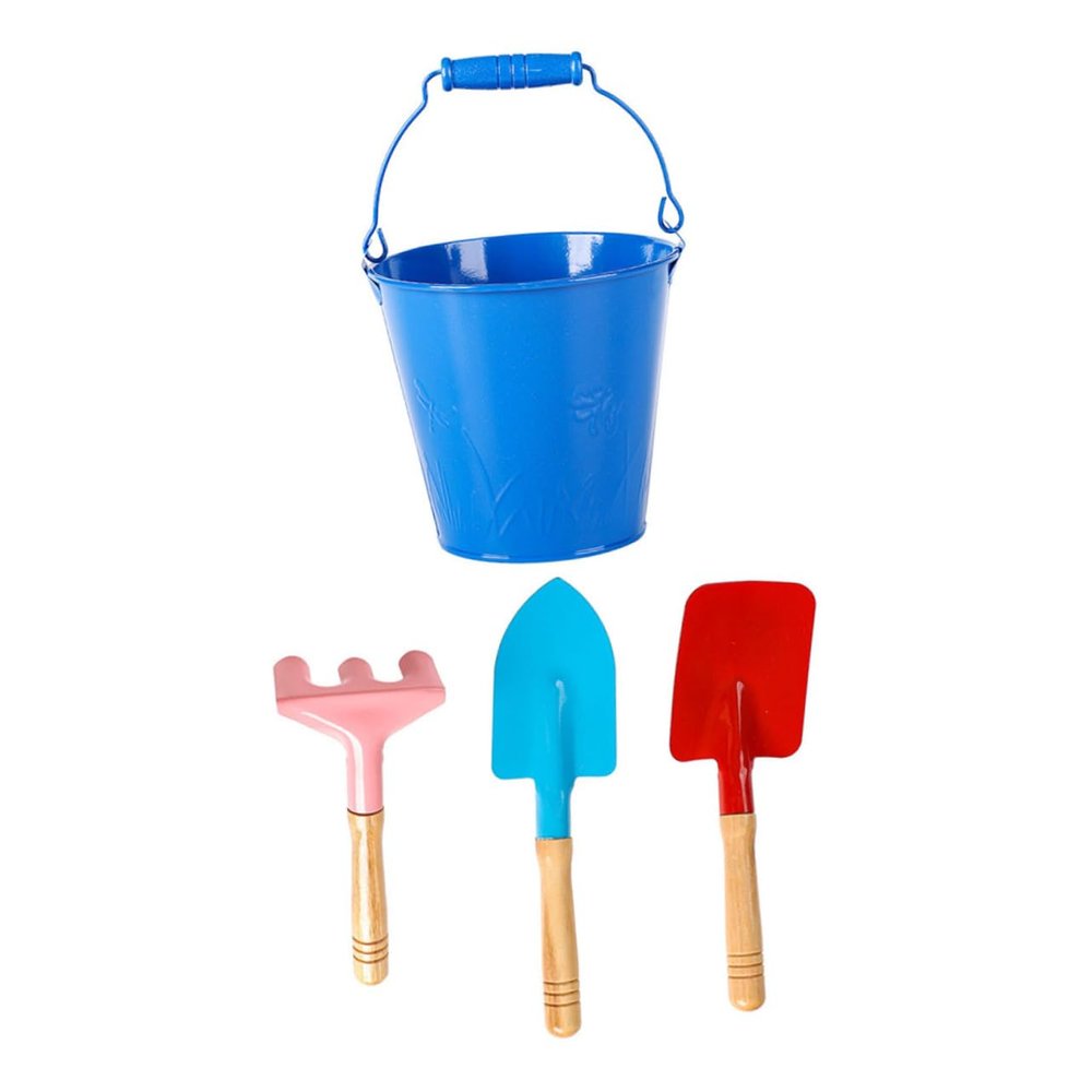 ORFOFE Small Gardening Tools Kids Rake Set Trowel Garden Tool Kit Outdoor Use Random Color