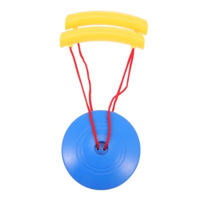 NAMOARLY Indoor Active Play Wobble Disk for Toddlers Rope Toy Kid Kids Workout Exercise Pull Plate