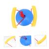 NAMOARLY Indoor Active Play Wobble Disk for Toddlers Rope Toy Kid Kids Workout Exercise Pull Plate view 3