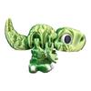 Allosaurus Articulated Dinosaur Fidget Figure  Articulated Green Dino with Big Eyes  Collectible Desk Toy for Teens & Adults  3D Printed in Canada view 2