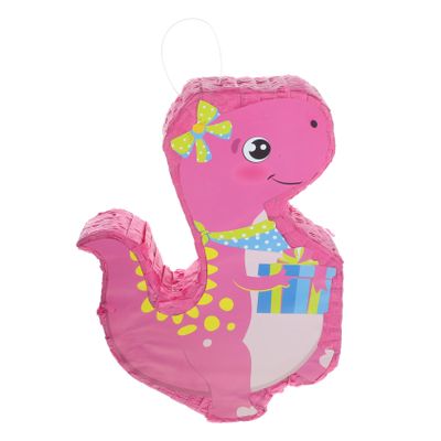 Alipis Pink Dinosaur Pinata Birthday Decor Dino Birthday Decorations Dinosaur Candy Container