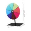ABOOFAN Turntable Entertainment Props Wheel of Fortune Board Game Lucky Prize Wheel Spinner Wheel for Prizes Game Wheel Spinning Prize Wheel Game Prizes Luck Wheel Party Games Acrylic view 2