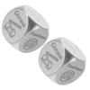 BRIGHTFUFU New Flavors Every Time Set of 2 Stainless Steel Meal Decision Game Props Romantic Dates and Gatherings view 1