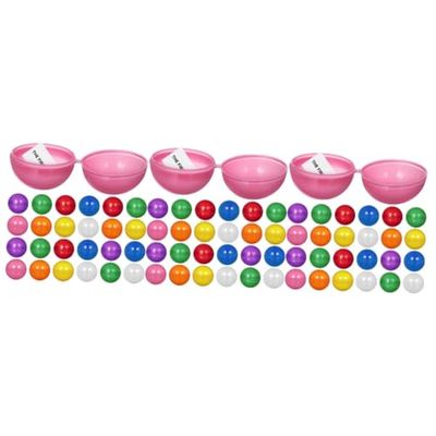 SUPVOX 75pcs Hollow Raffle for Party Games Lightweight Uniform Versatile Entertainment for Drawing Activities and Events