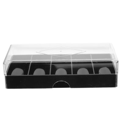 SUPVOX Acrylic Poker Chip Storage Case Holder for Chips for Home and Professional Use Easy to Organize and Travel Essential Gaming Accessory