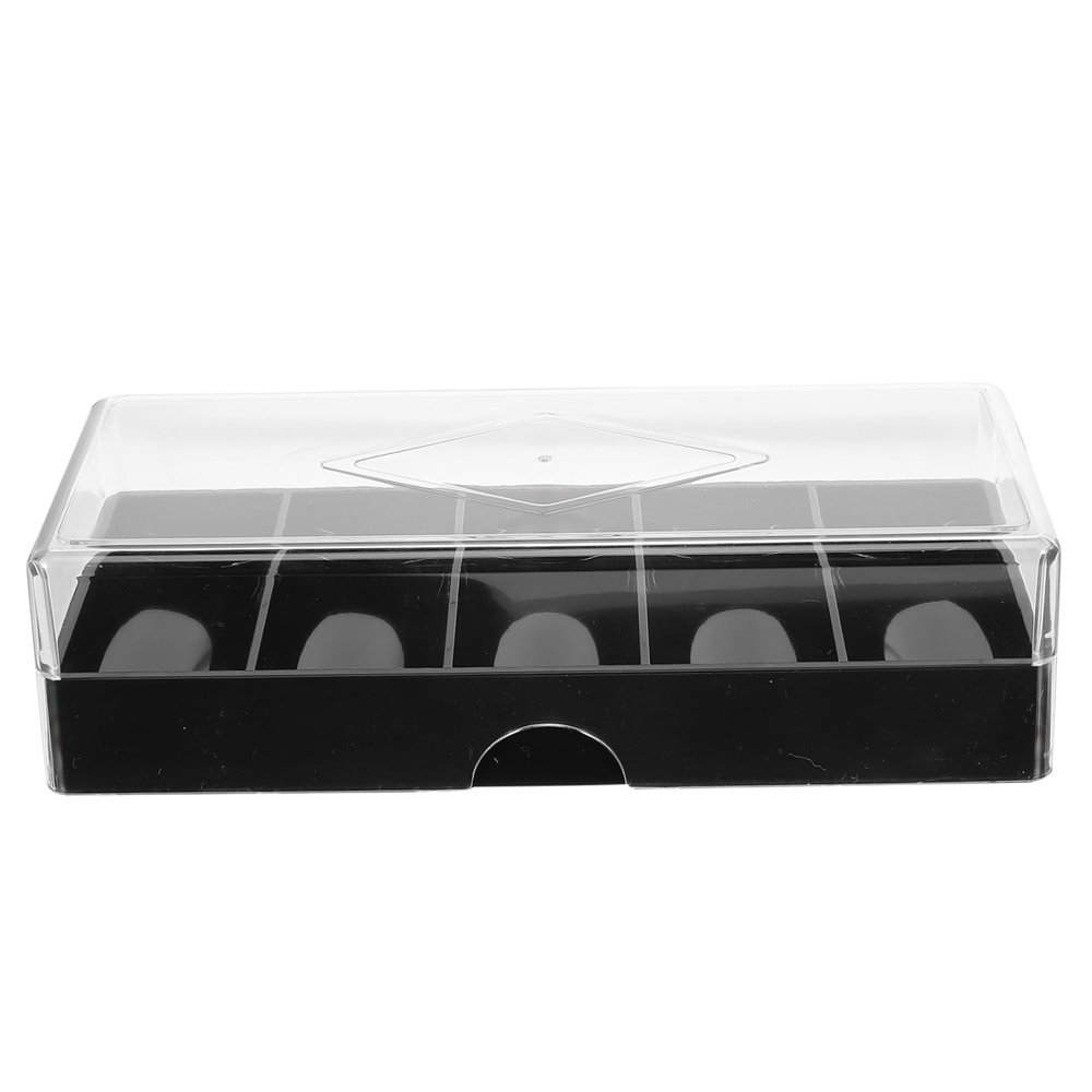 SUPVOX Acrylic Poker Chip Storage Case Holder for Chips for Home and Professional Use Easy to Organize and Travel Essential Gaming Accessory