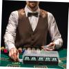 SUPVOX Acrylic Poker Chip Storage Case Holder for Chips for Home and Professional Use Easy to Organize and Travel Essential Gaming Accessory view 3